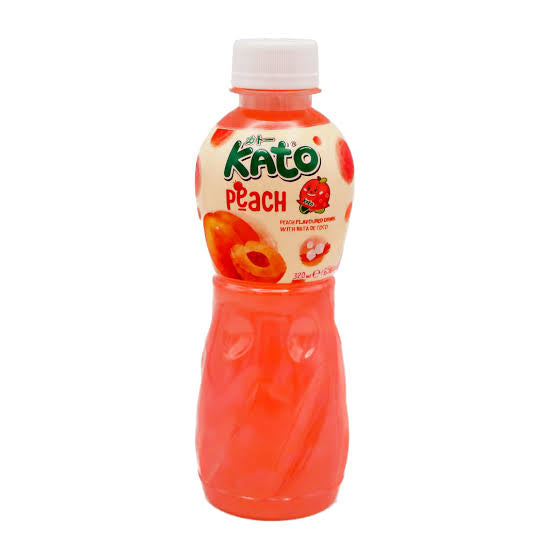 Kato Peach Juice Nata De Coco 320ml