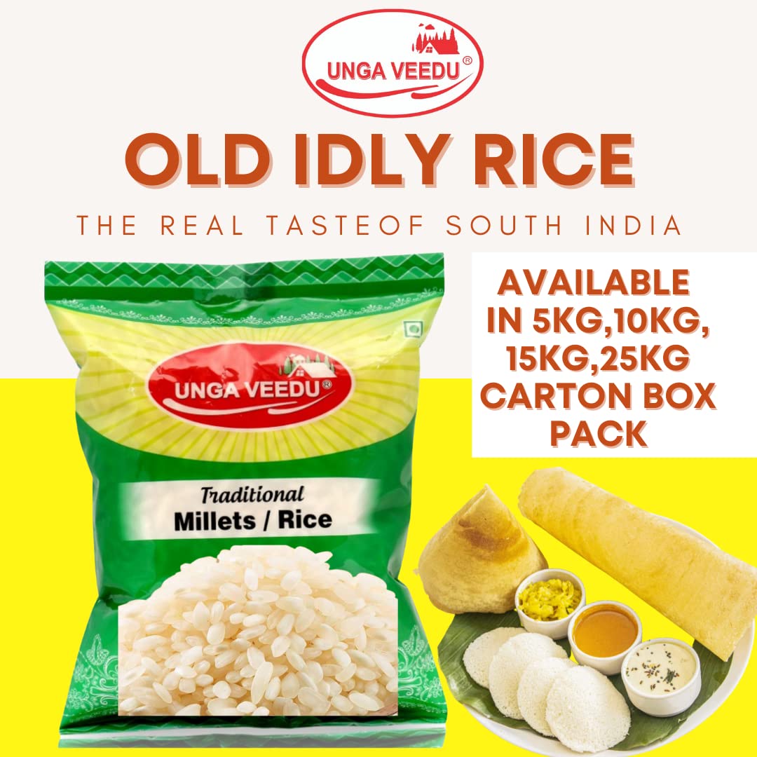 Unga Veedu Soft Idli And Dosa Rice | 5kg Pack Of 500g X 10