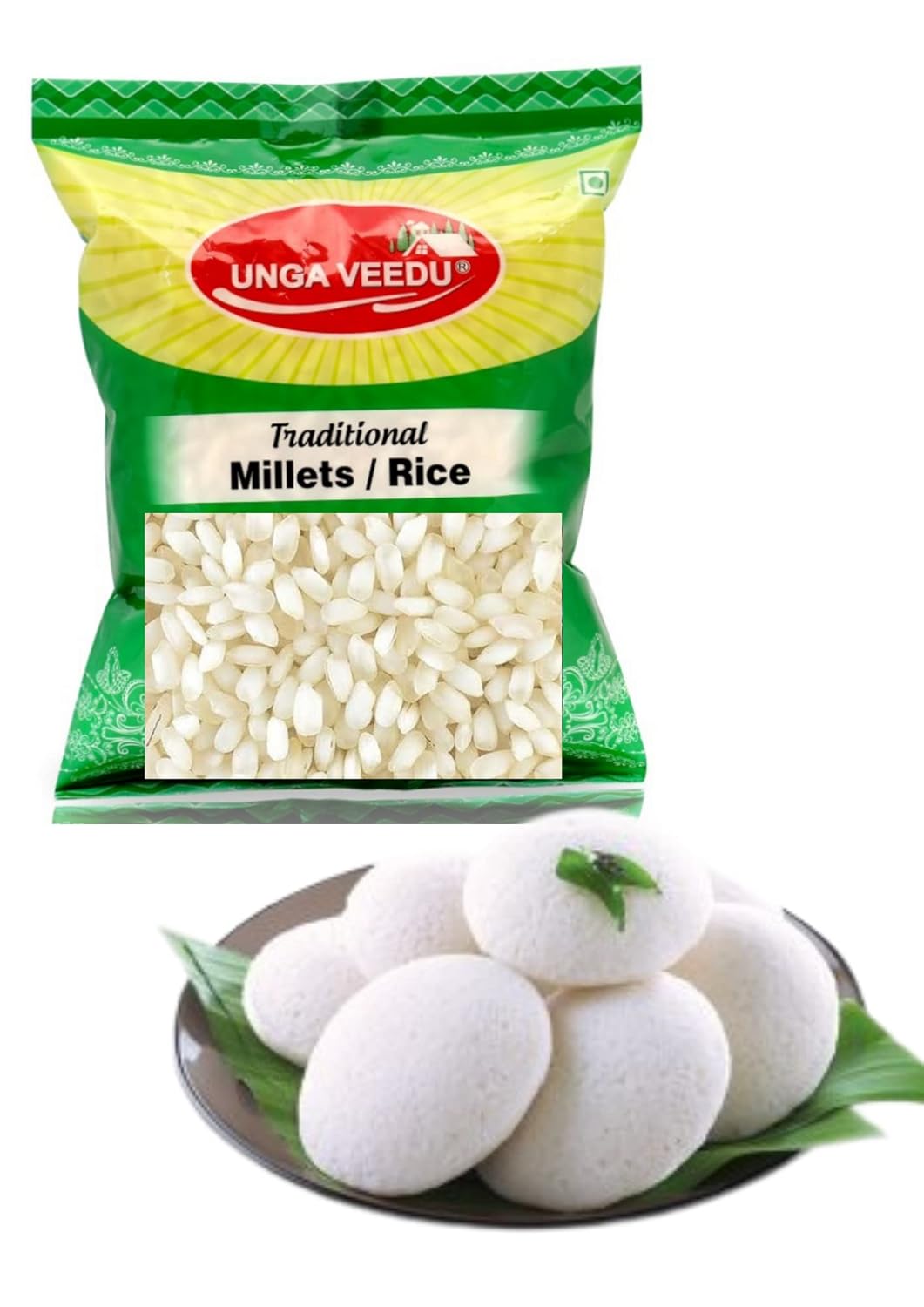 Unga Veedu Soft Idli And Dosa Rice | 5kg Pack Of 500g X 10