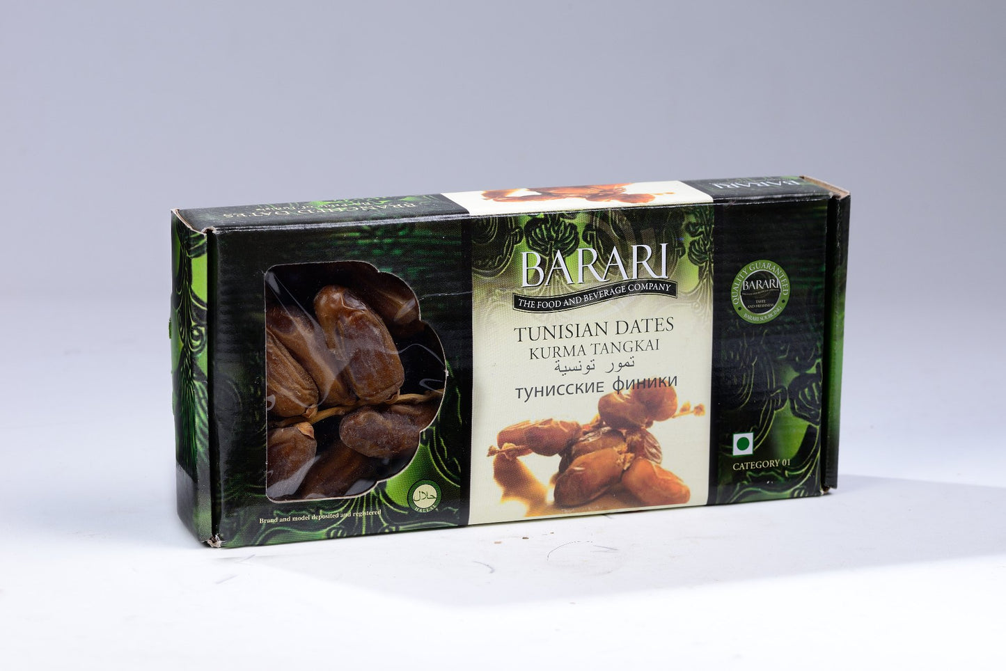 Barari Tunisian-Deglet Nour Dates-500g [Imported From Tunisia] (Pack Of 500gx1),fresh