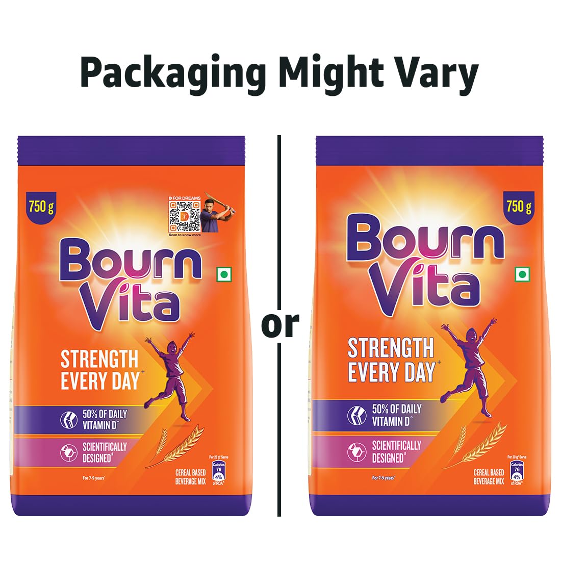 Cadbury Bournvita Chocolate Nutrition Drink, 750 g Pouch