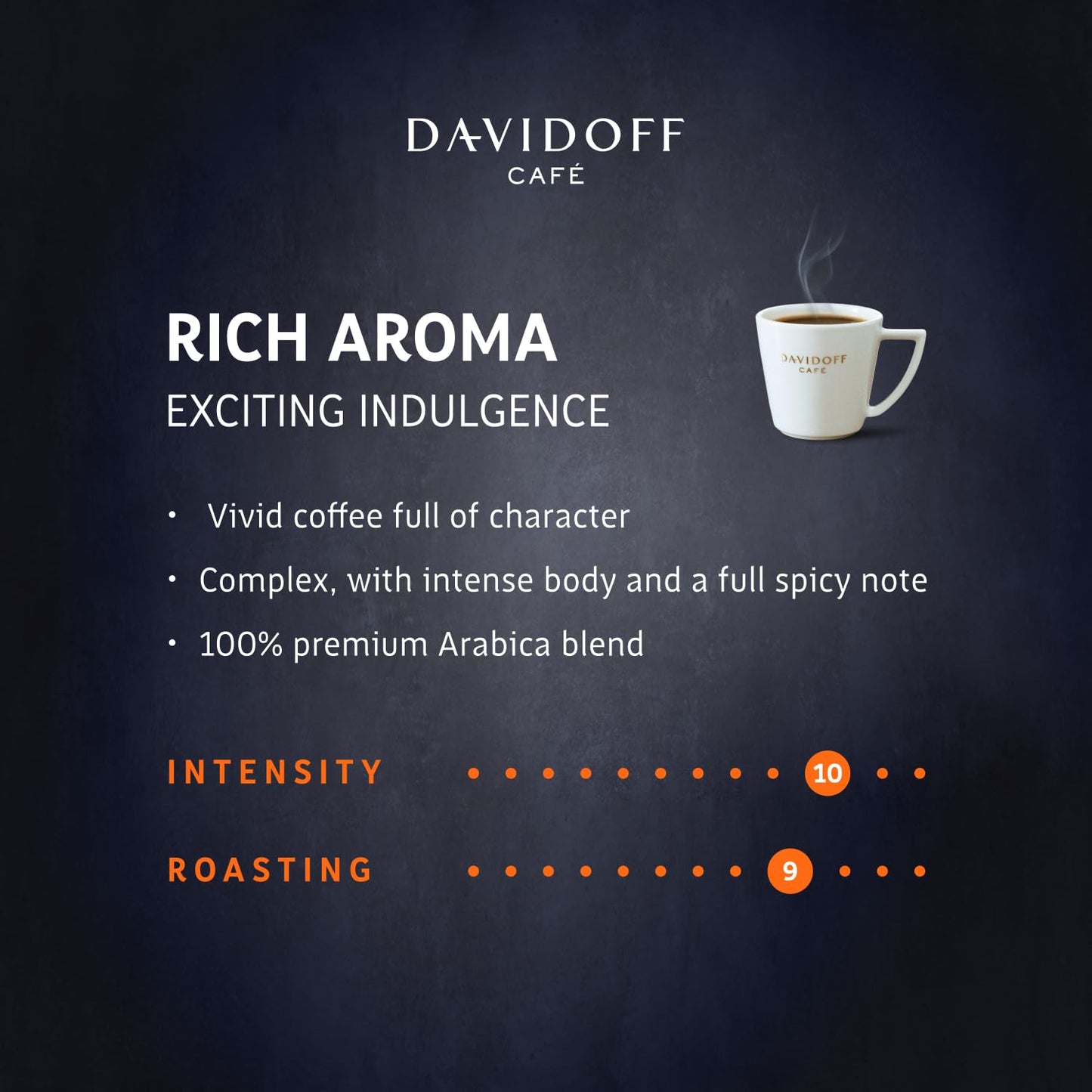 Davidoff Rich Aroma Instant Coffee 100% Arabica, 3.53 oz ℮ 100 g
