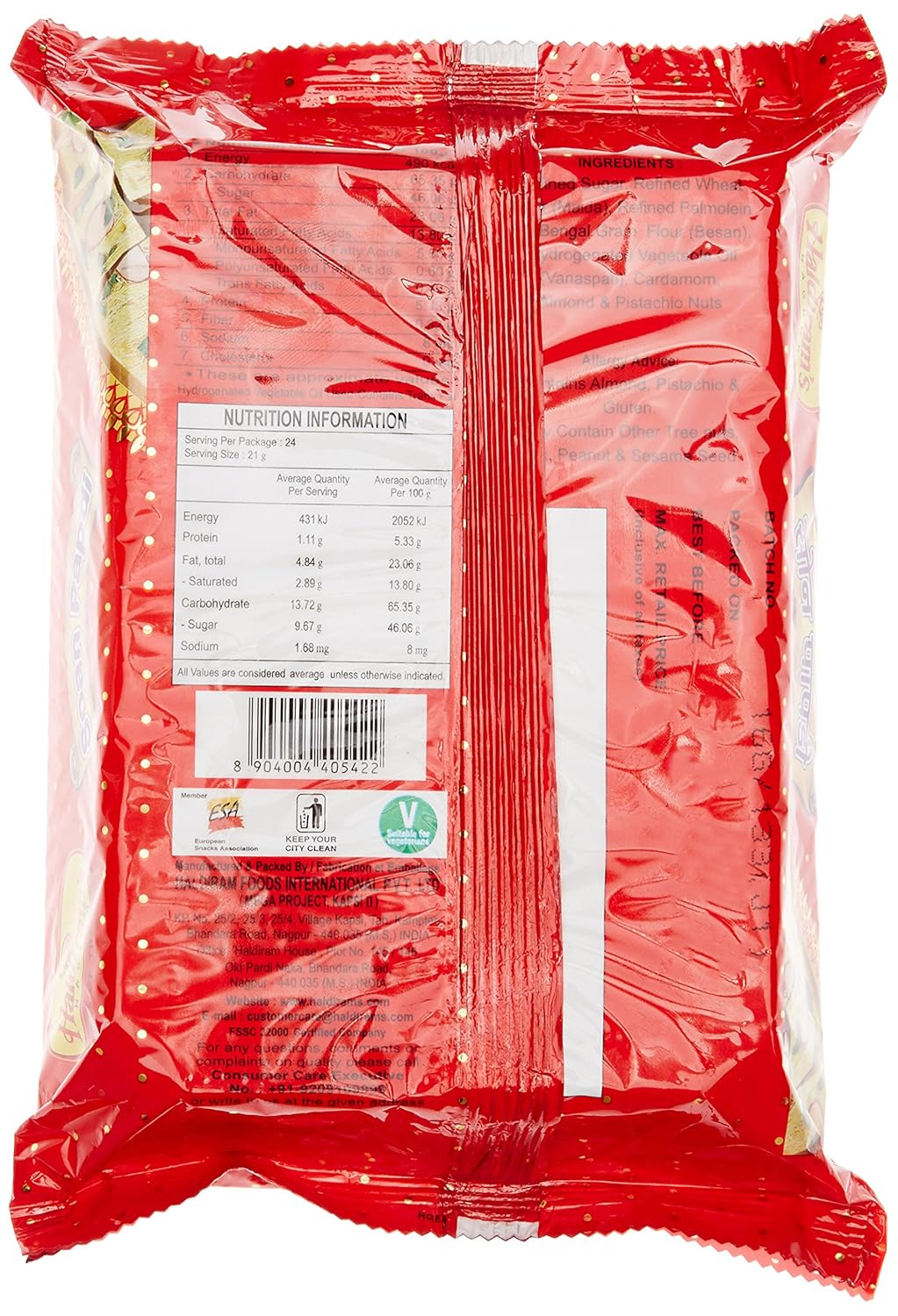 Haldiram's Nagpur Soan Papdi, 500Gram