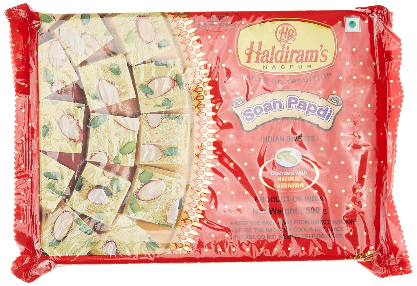 Haldiram's Nagpur Soan Papdi, 500Gram