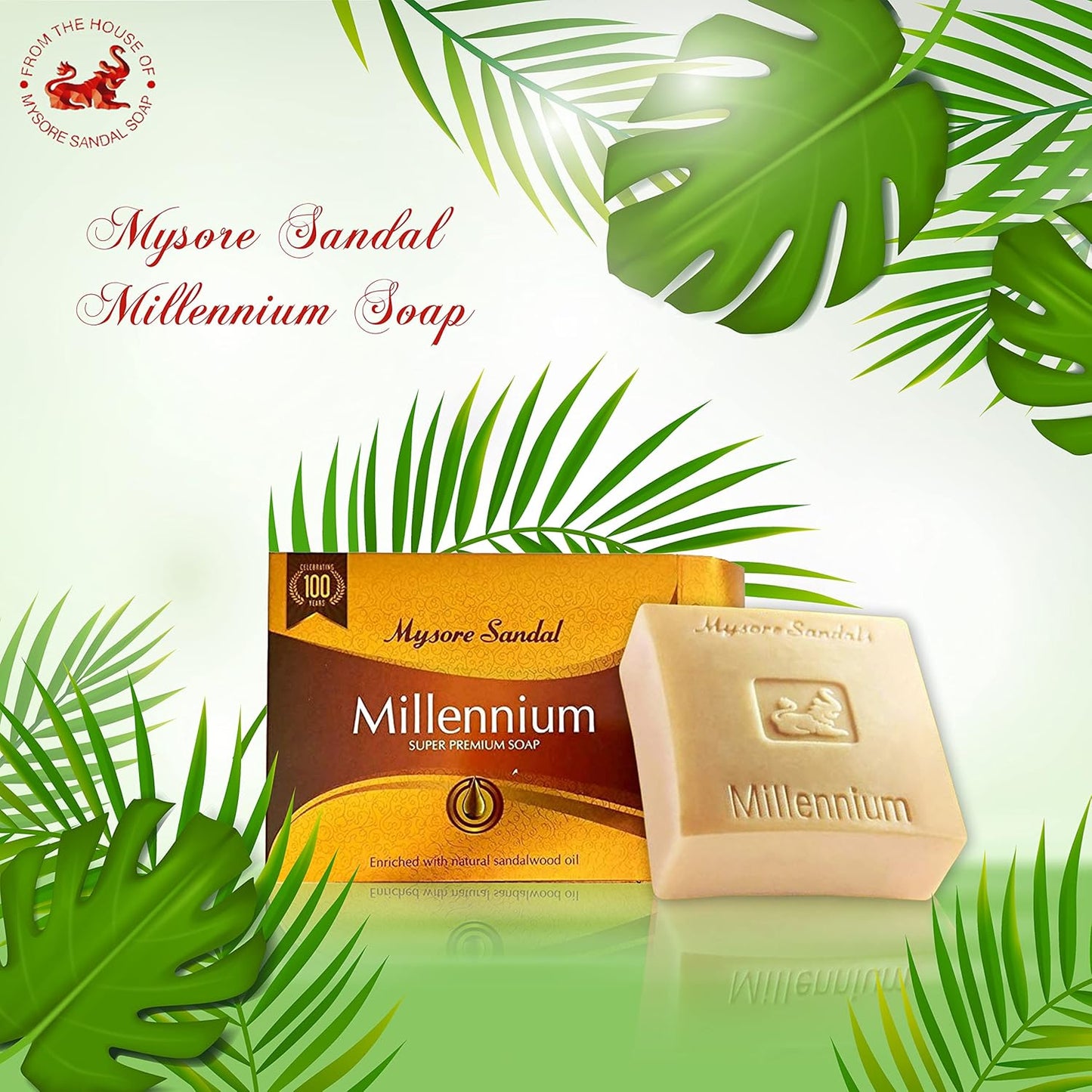 Mysore Sandal Millennium 150 GM Super Premium Sandalwood Soap